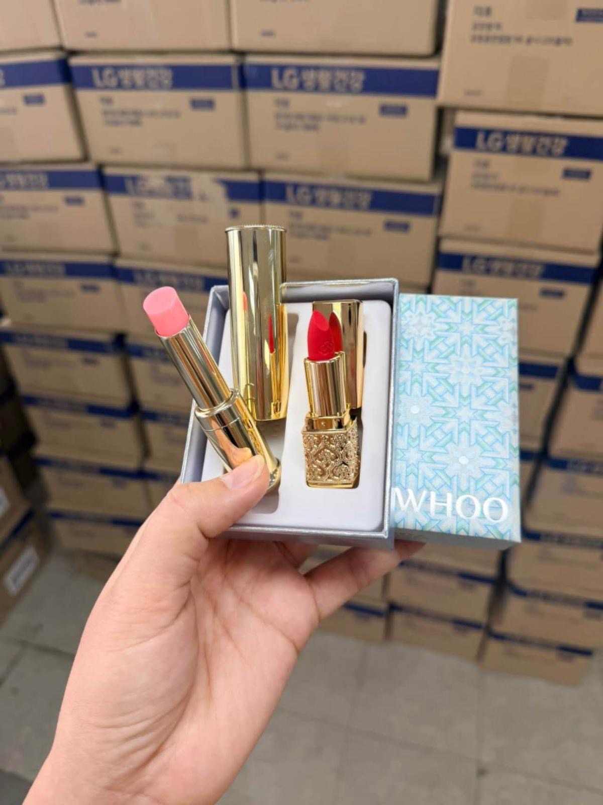 🌟現貨🌟2025 年聖誕節The Whoo 后 童顏潤唇膏套裝 - HLY &amp; CHOCCICO