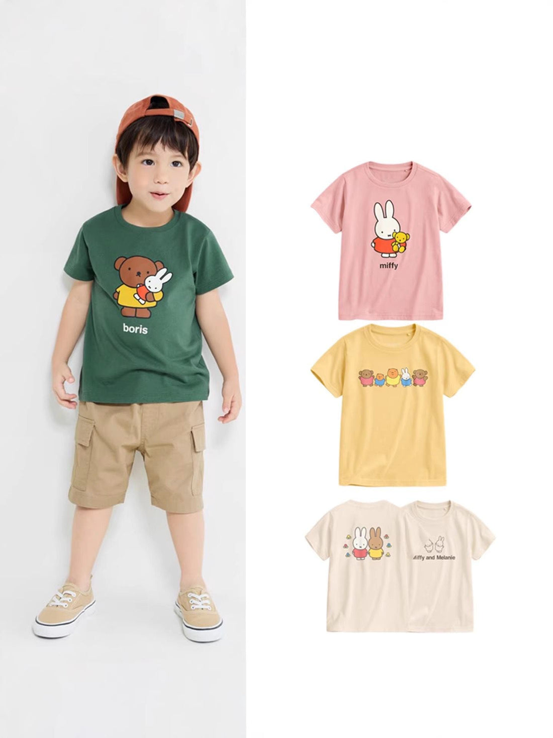 🌟售完即止🌟日系兔兔卡通薄棉短袖 ( 🚚貨期 4 - 6星期 ) - HLY &amp; CHOCCICO