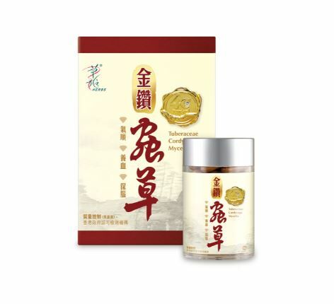 草姬 - 金鑽蟲草膠囊60粒 - HLY & CHOCCICO