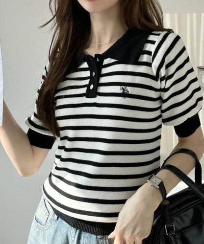 日本直送U.S. POLO ASSN Bicolor Stained Color Polonite knit