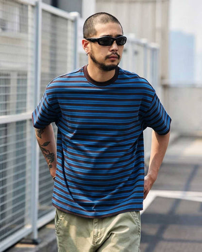 Wide- Striped Relaxed Tee