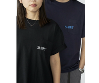 日本直送SHIPS Logo Print Pocket Tee SHIPS