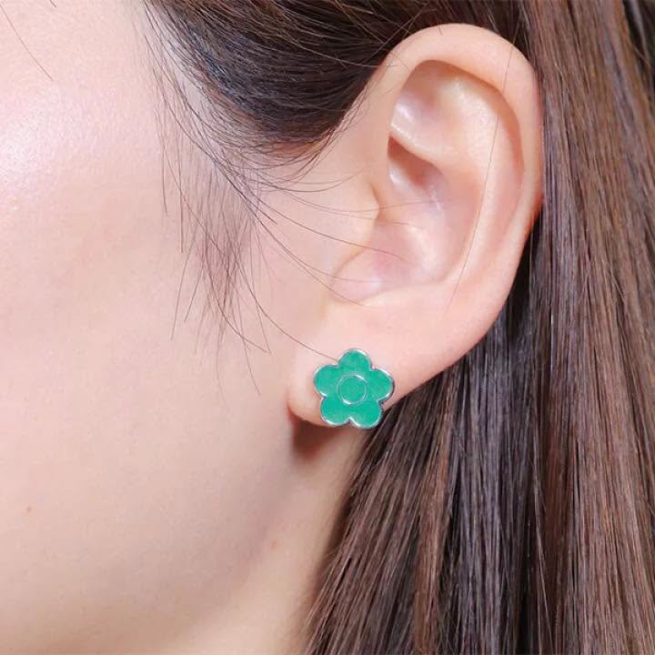 日本直送Mary Quant  Colorful epoxy earrings