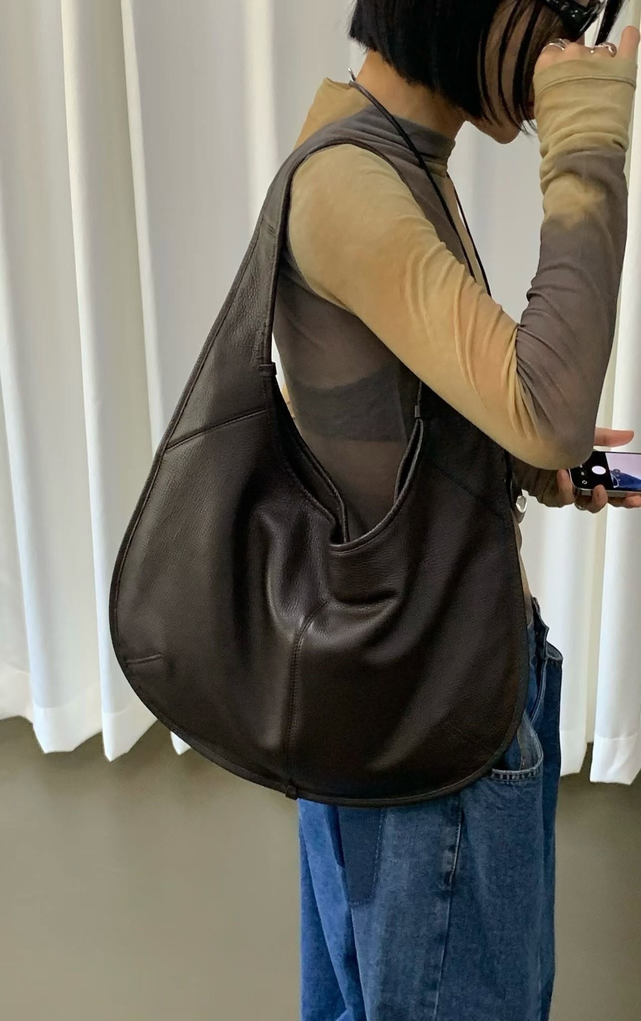 Korean Slouchy Hobo (Direct Shipping)