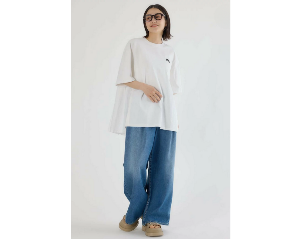 日本直送Rode Crown Back Gathered Docking T-Shirt - HLY & CHOCCICO