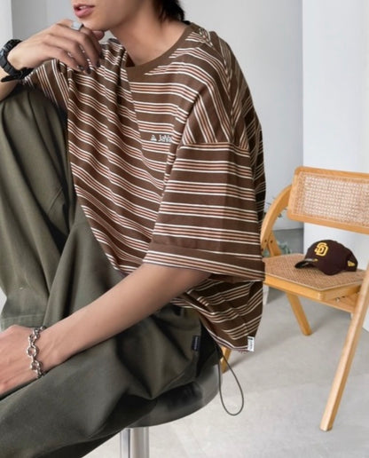 Direct from Japan JaVa Collaboration Multi-Stripe Tee
