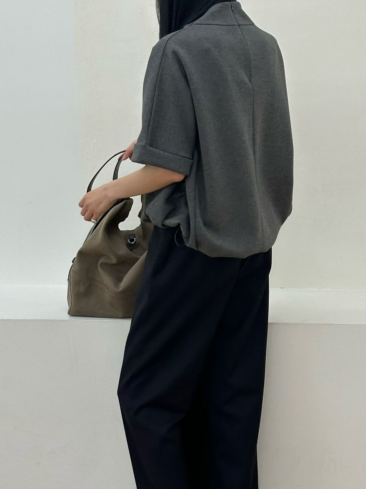 Direct from Korea: Drop Hem Tee