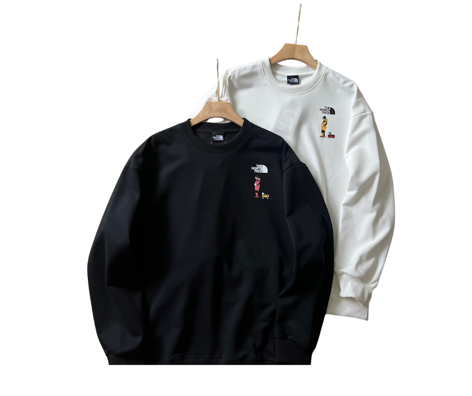 TNF Uncle Belly Fun Print Sweatshirt - HLY &amp; CHOCCICO