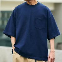 日本直送9 oz Heavyweight Big Silhouette Crew Neck Pocket T-shirt - HLY & CHOCCICO