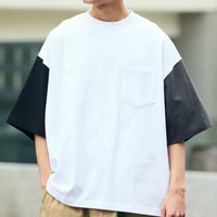 日本直送9 oz Heavyweight Big Silhouette Crew Neck Pocket T-shirt - HLY & CHOCCICO