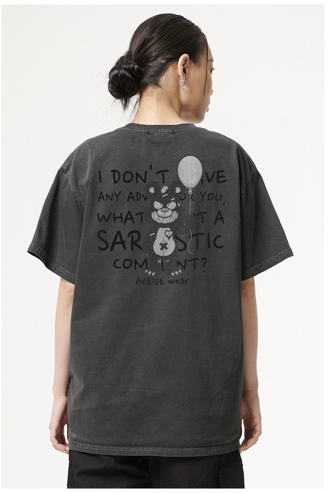 [ATW] No Advice Pigment Short Sleeve Tee HLY & CHOCCICO