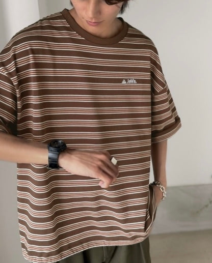 Direct from Japan JaVa Collaboration Multi-Stripe Tee