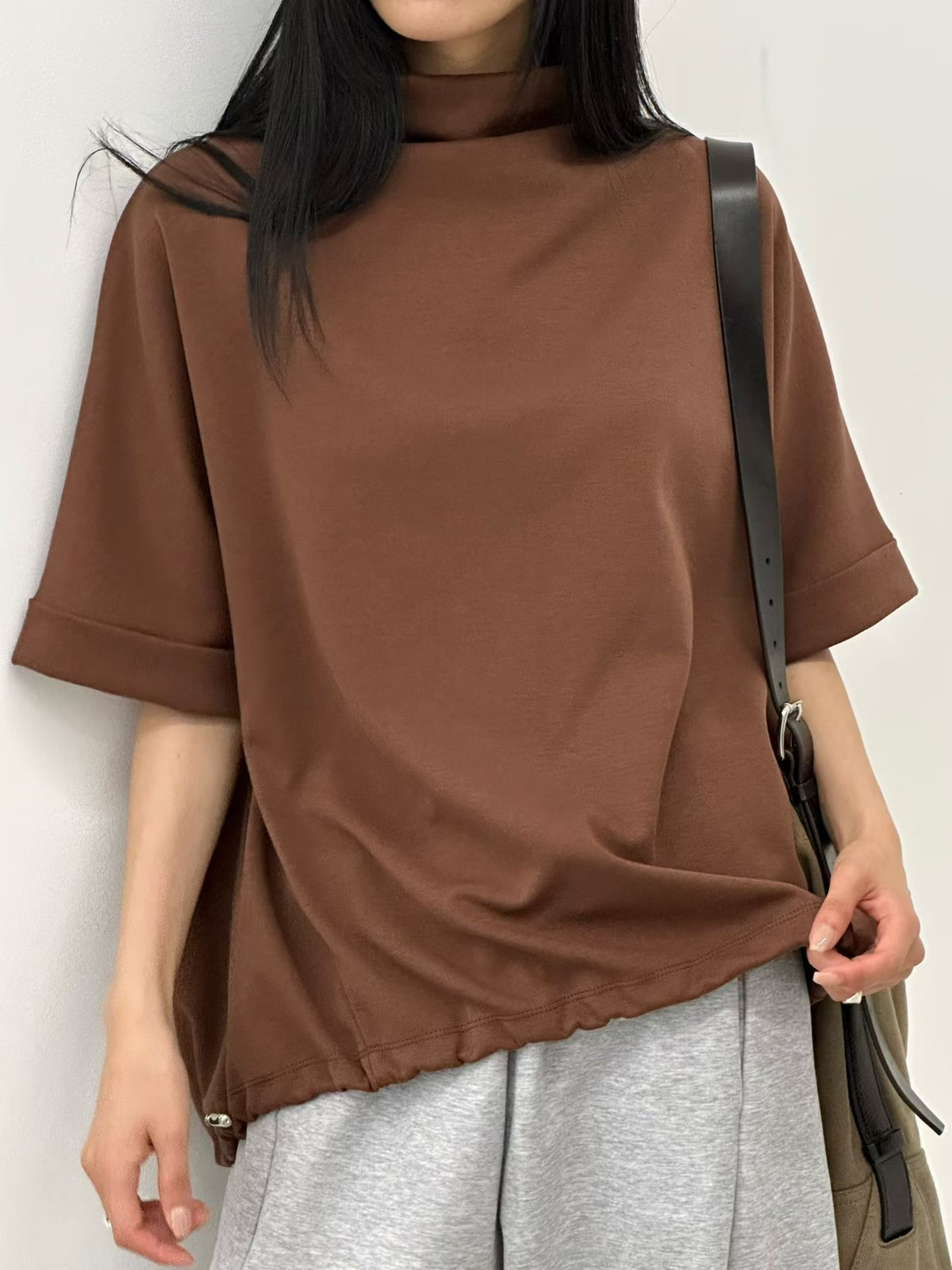 Direct from Korea: Drop Hem Tee
