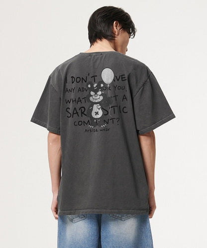[ATW] No Advice Pigment Short Sleeve Tee HLY & CHOCCICO