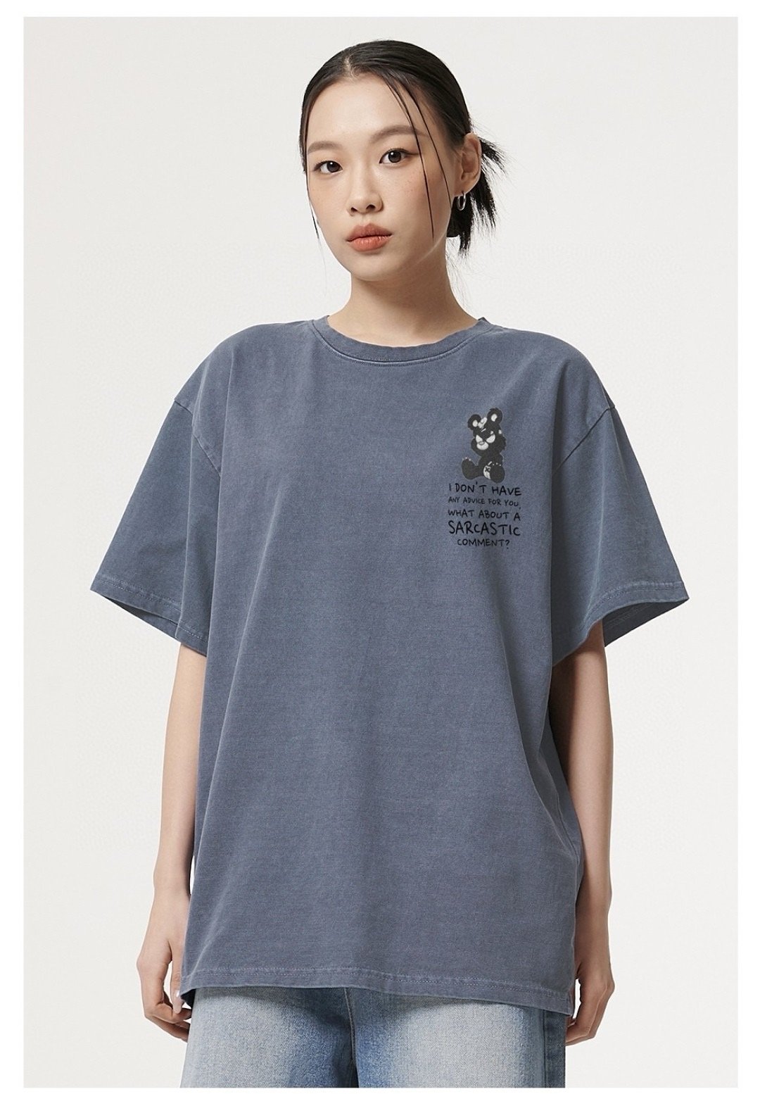 [ATW] No Advice Pigment Short Sleeve Tee HLY & CHOCCICO