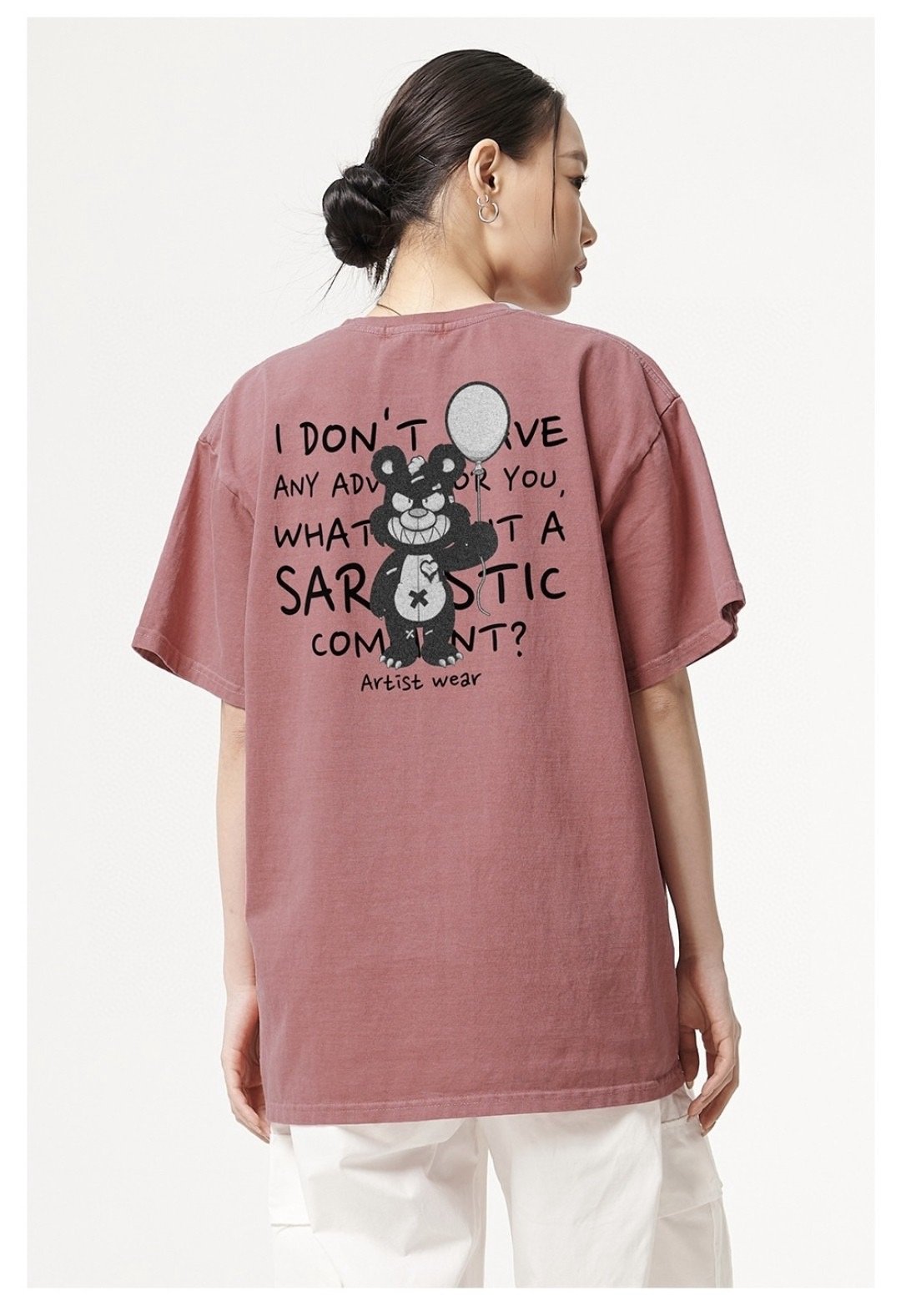 [ATW] No Advice Pigment Short Sleeve Tee HLY & CHOCCICO