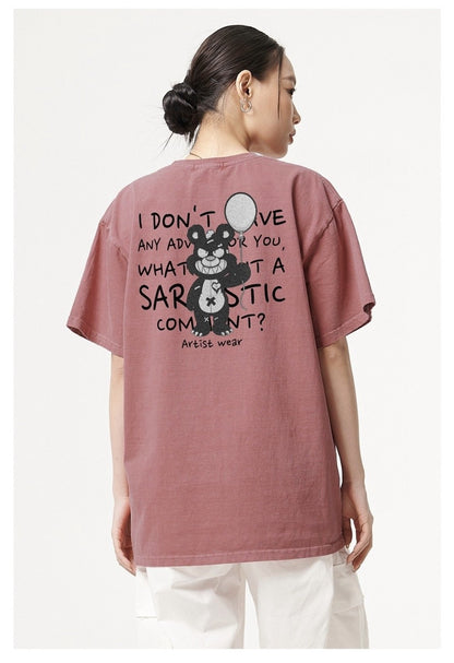 [ATW] No Advice Pigment Short Sleeve Tee HLY & CHOCCICO