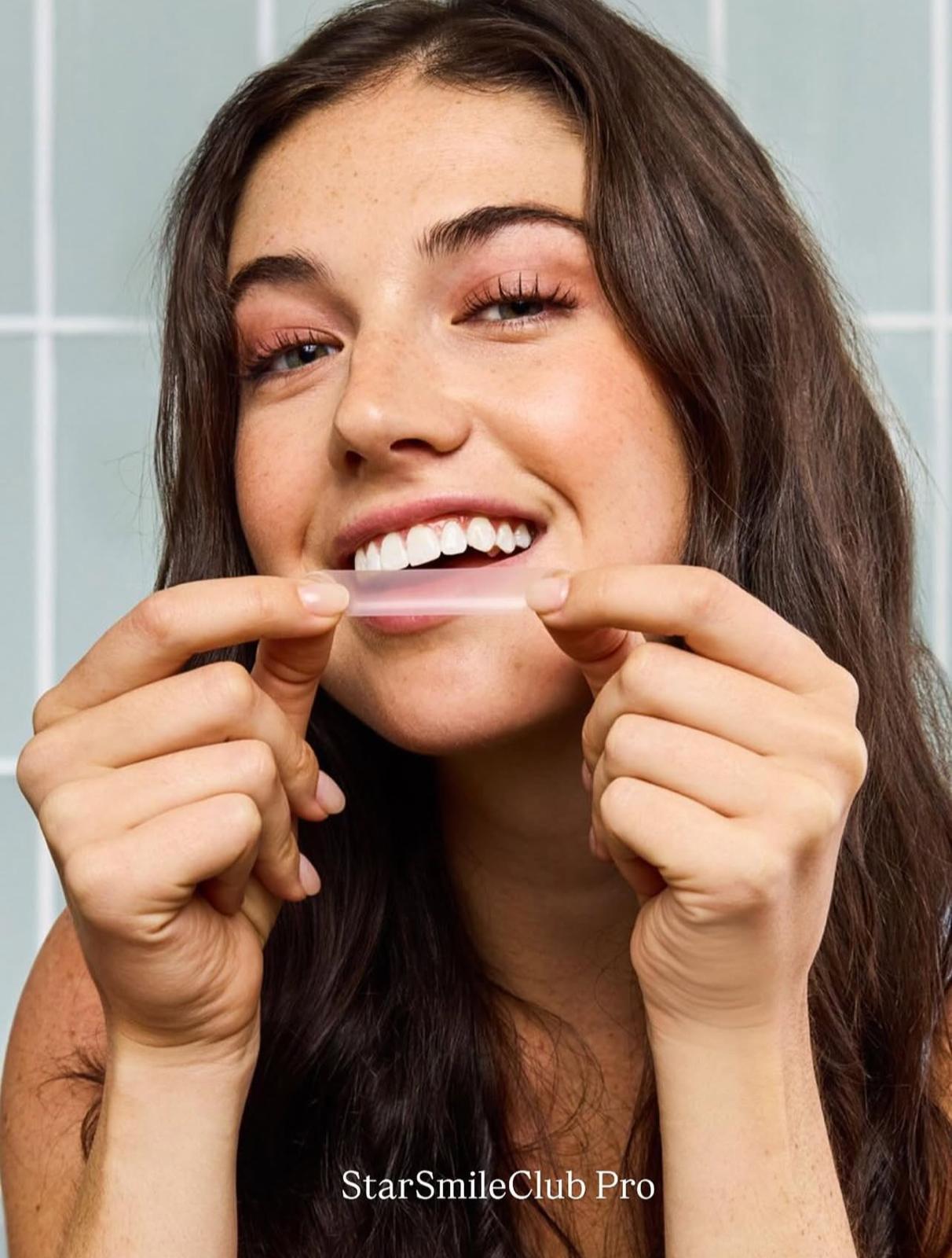 𝐒𝐭𝐚𝐫𝐬𝐦𝐢𝐥𝐞𝐂𝐥𝐮𝐛 𝐏𝐫𝐨 專業🇺🇸美白牙齒貼 （7p) - HLY &amp; CHOCCICO