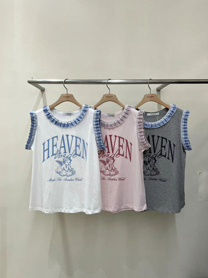 韓國直送Angel Touch Ruffle Top