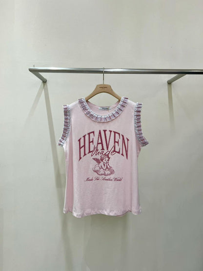 韓國直送Angel Touch Ruffle Top