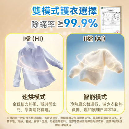 💥💥【全新上市】日本Yohome MiniFold雙出風速乾雙模護衣可視窗低噪免安裝可移動烘乾機 PRO 2.0