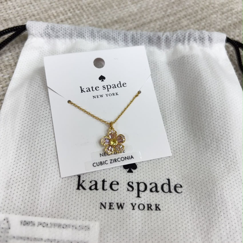 Kate Spade Flower Sparkle Necklace