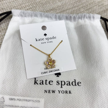 Kate Spade花花閃鑽頸鏈