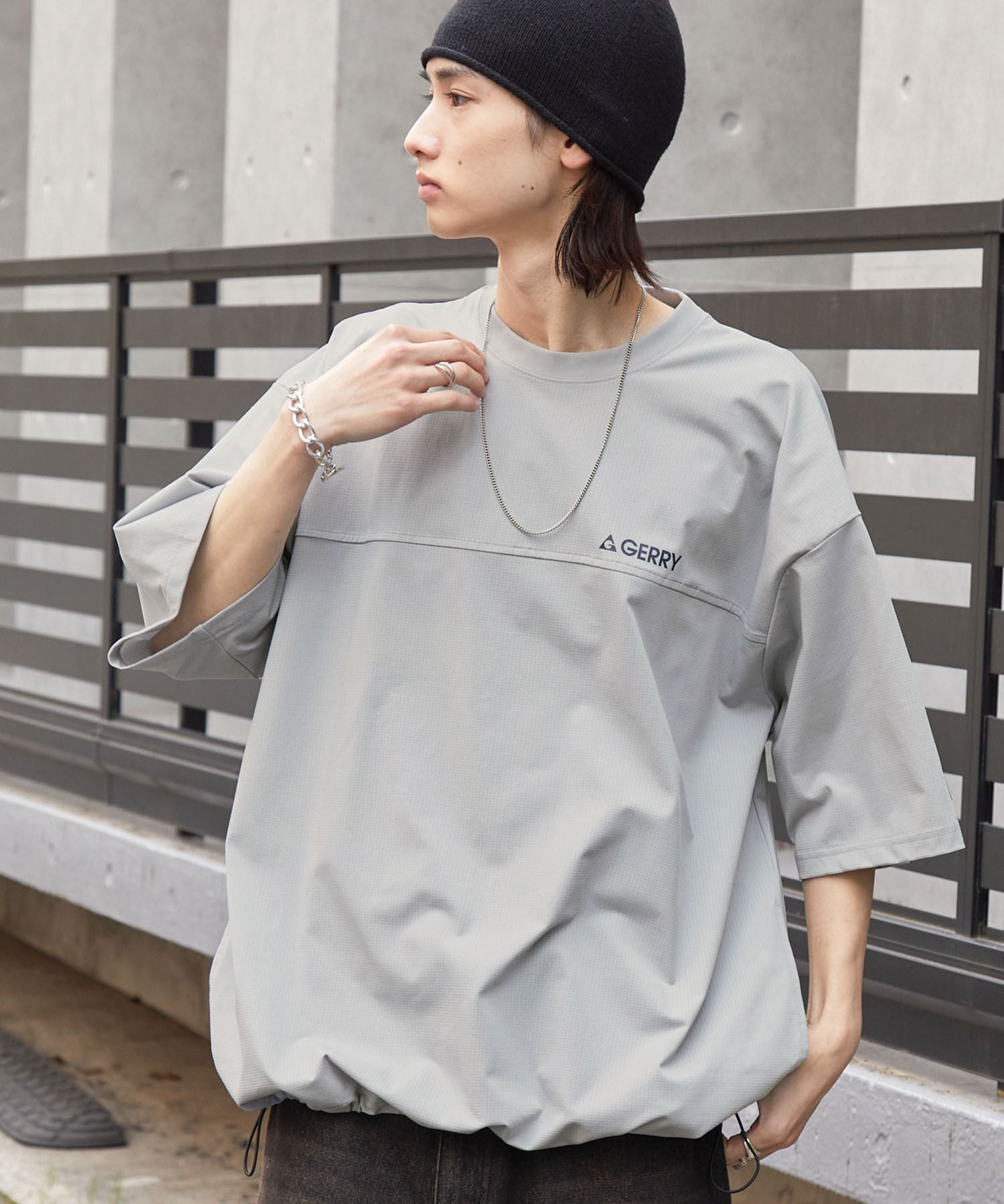日本直送GERRY Oversized Cool Touch Tee
