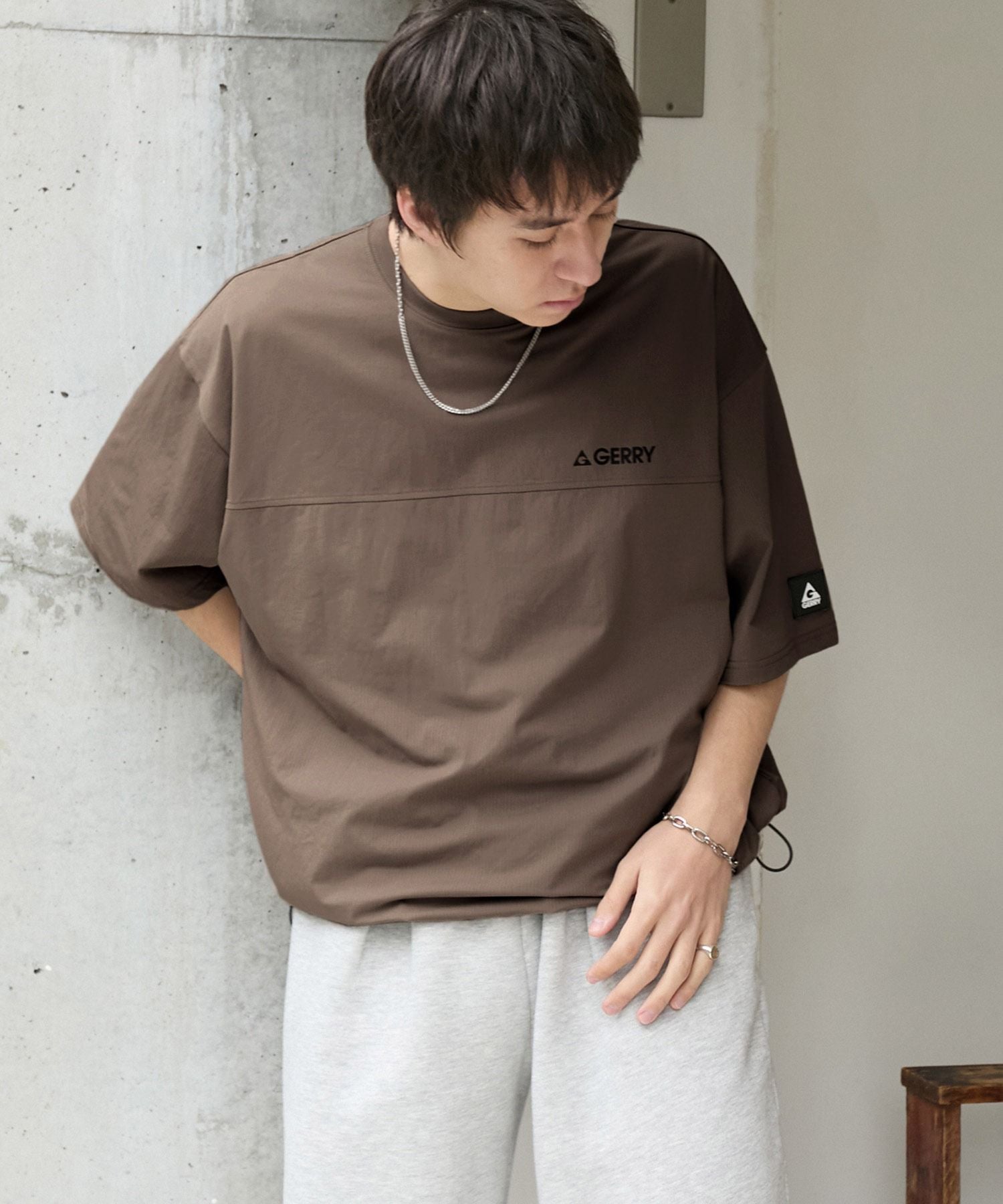 日本直送GERRY Oversized Cool Touch Tee