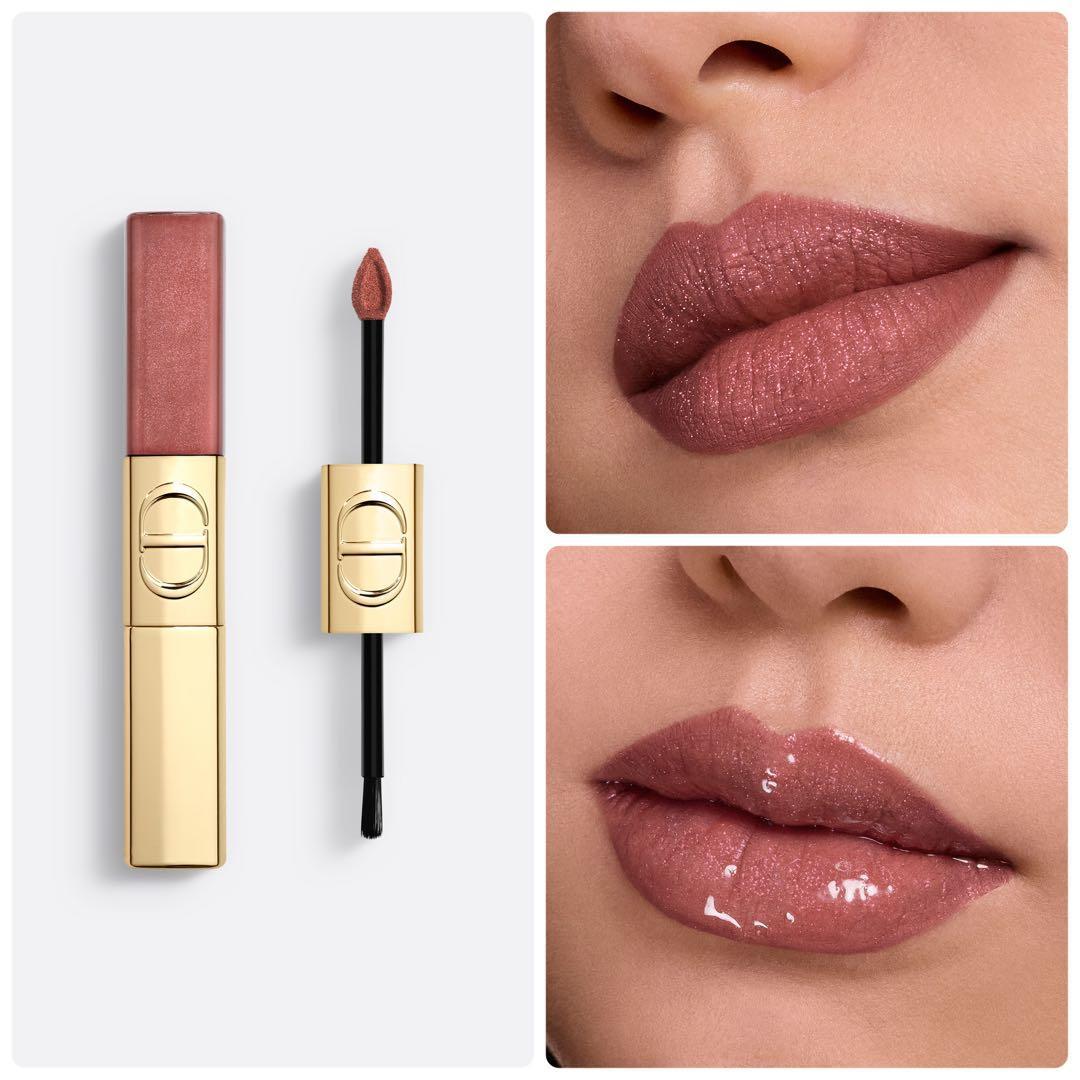 Dior傲姿持色雙效閃亮唇釉 - 珍藏版金色外殼 - HLY & CHOCCICO