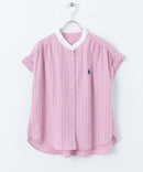 ASSN French Sleeve Shirt Pink Tops ny