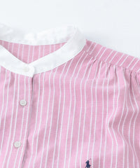 ASSN French Sleeve Shirt Pink Tops ny