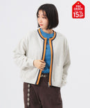 Three -Tone Sweat Cardigan - HLY & CHOCCICO