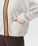 Three -Tone Sweat Cardigan - HLY & CHOCCICO