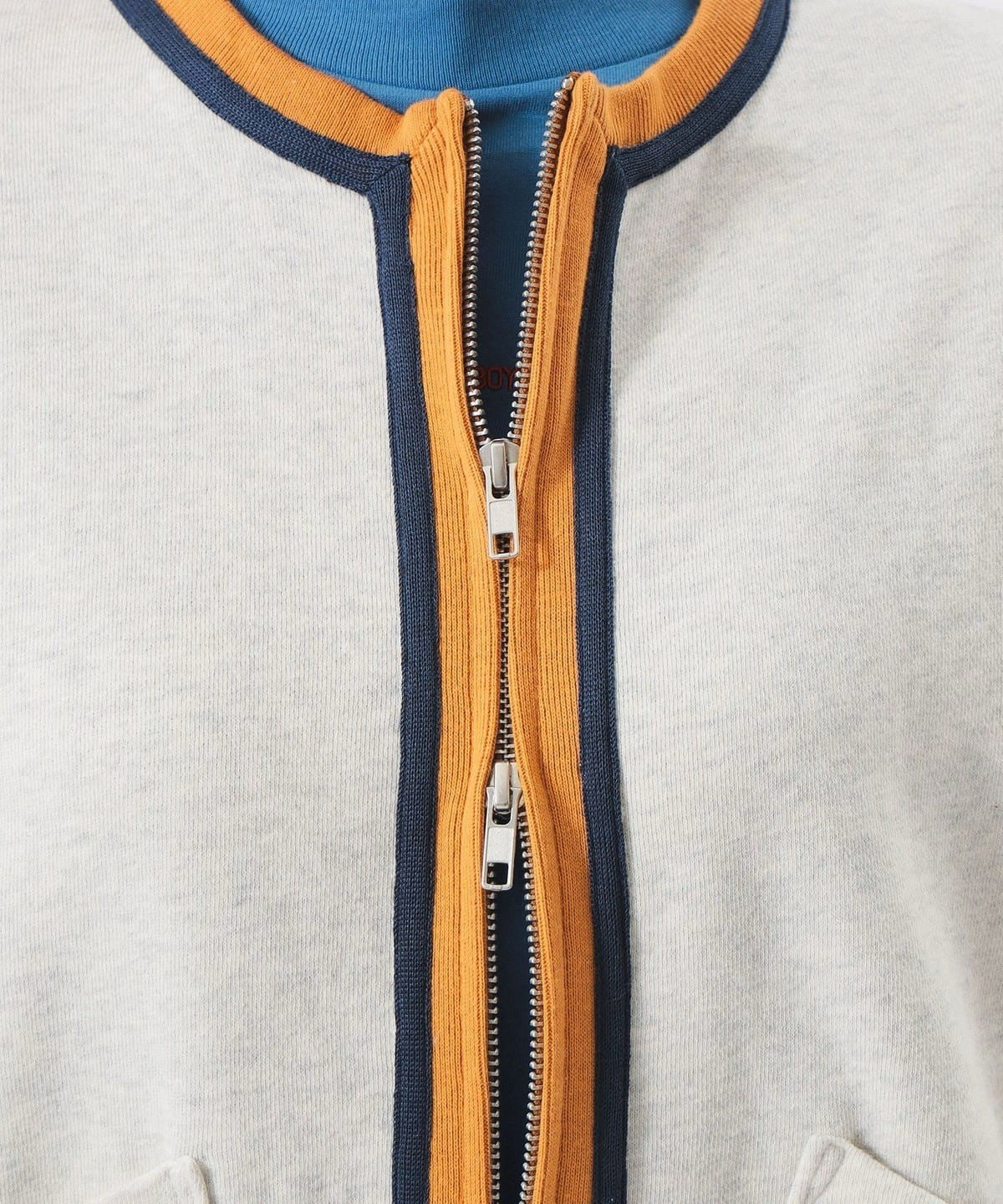 Three -Tone Sweat Cardigan - HLY & CHOCCICO