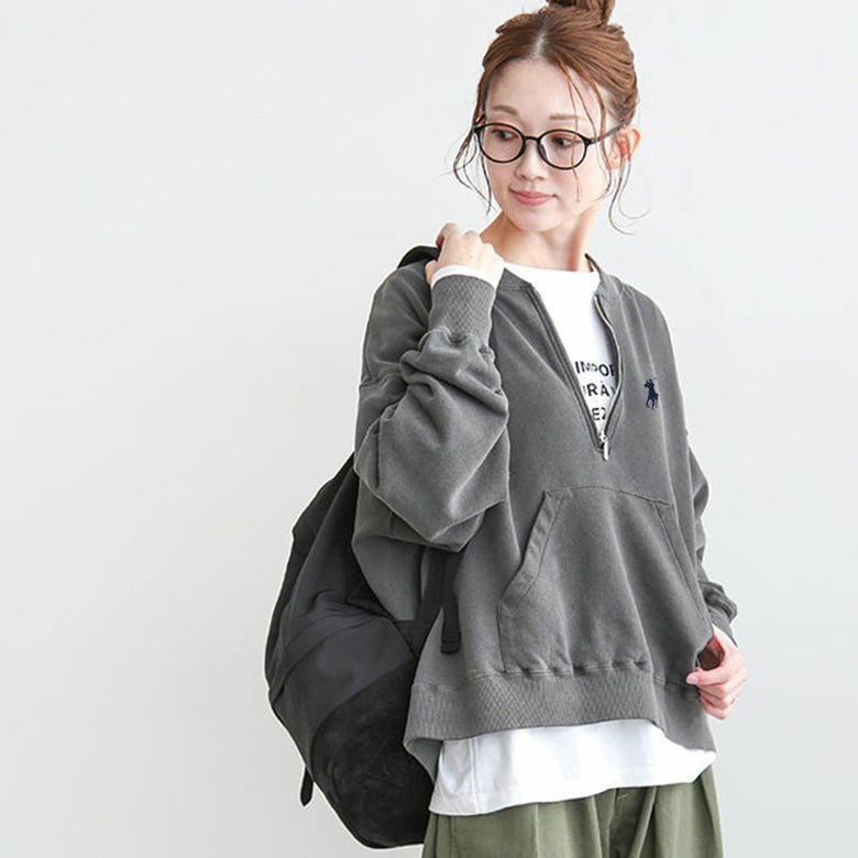 RL Ready-to-wear Dyed Half-Pull-up Sweatshirt