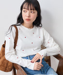 FS Mini Heart Embroidered Long Sleeve T-Shirt Ny