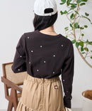 FS Mini Heart Embroidered Long Sleeve T-Shirt Ny