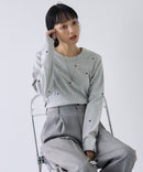 FS Mini Heart Embroidered Long Sleeve T-Shirt Ny