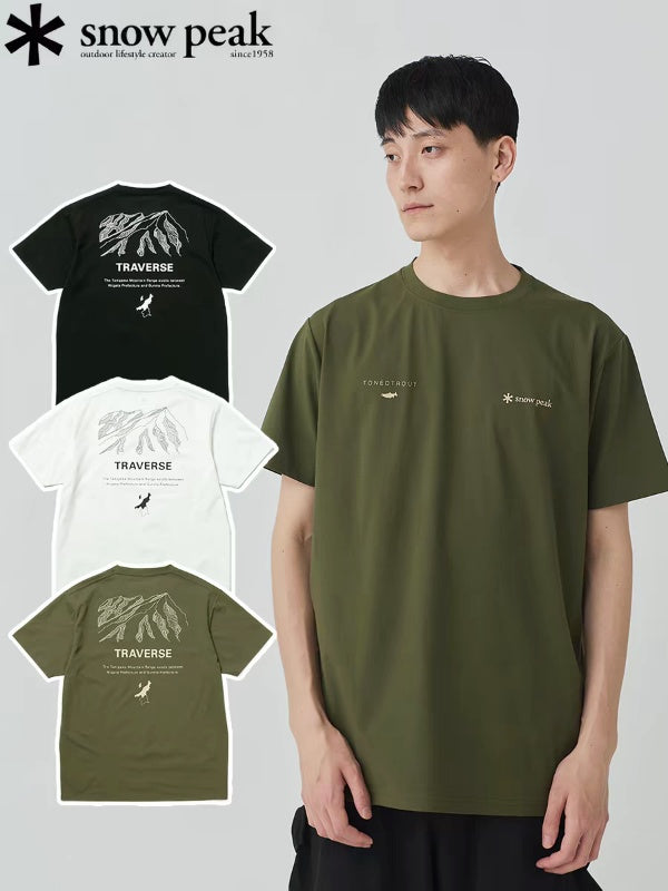 Snow Peak x Tonedtrout Quick Drying Tee