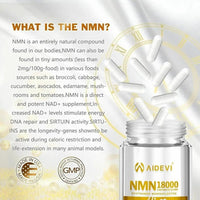 美國製造🇺🇸 AIDEVI NMN 18000+ PQQ 逆齡補充劑 膠囊  ‼️新返嘅會有防偽標籤‼️ - HLY & CHOCCICO