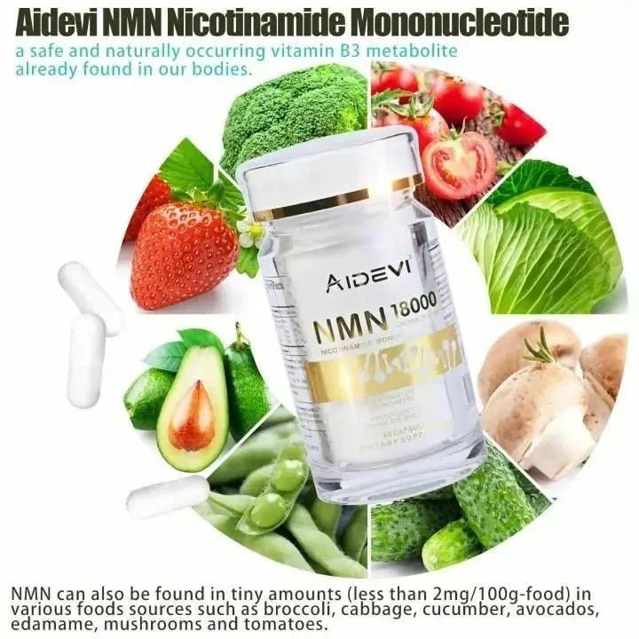 美國製造🇺🇸 AIDEVI NMN 18000+ PQQ 逆齡補充劑 膠囊 ‼️新返嘅會有防偽標籤‼️ - HLY &amp; CHOCCICO