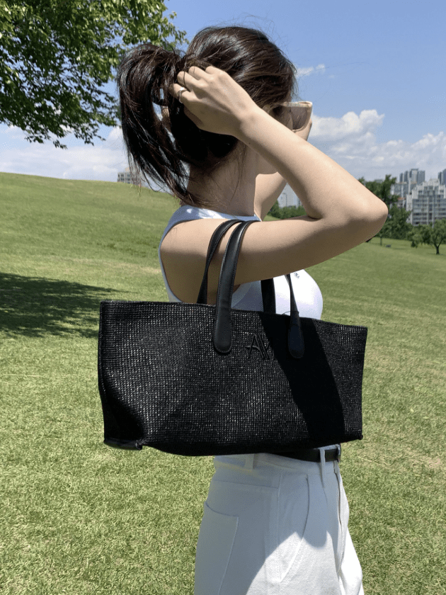 韓國直送Alice Martha Nuel Rattan Bag HLY & CHOCCICO