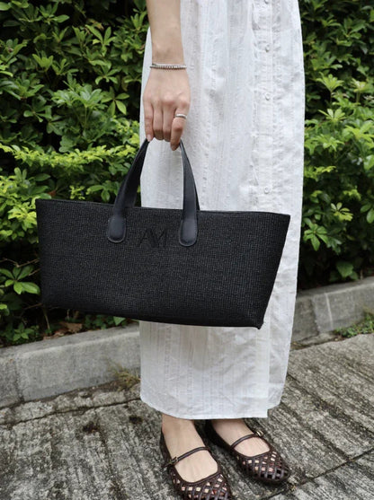 韓國直送Alice Martha Nuel Rattan Bag - HLY &amp; CHOCCICO
