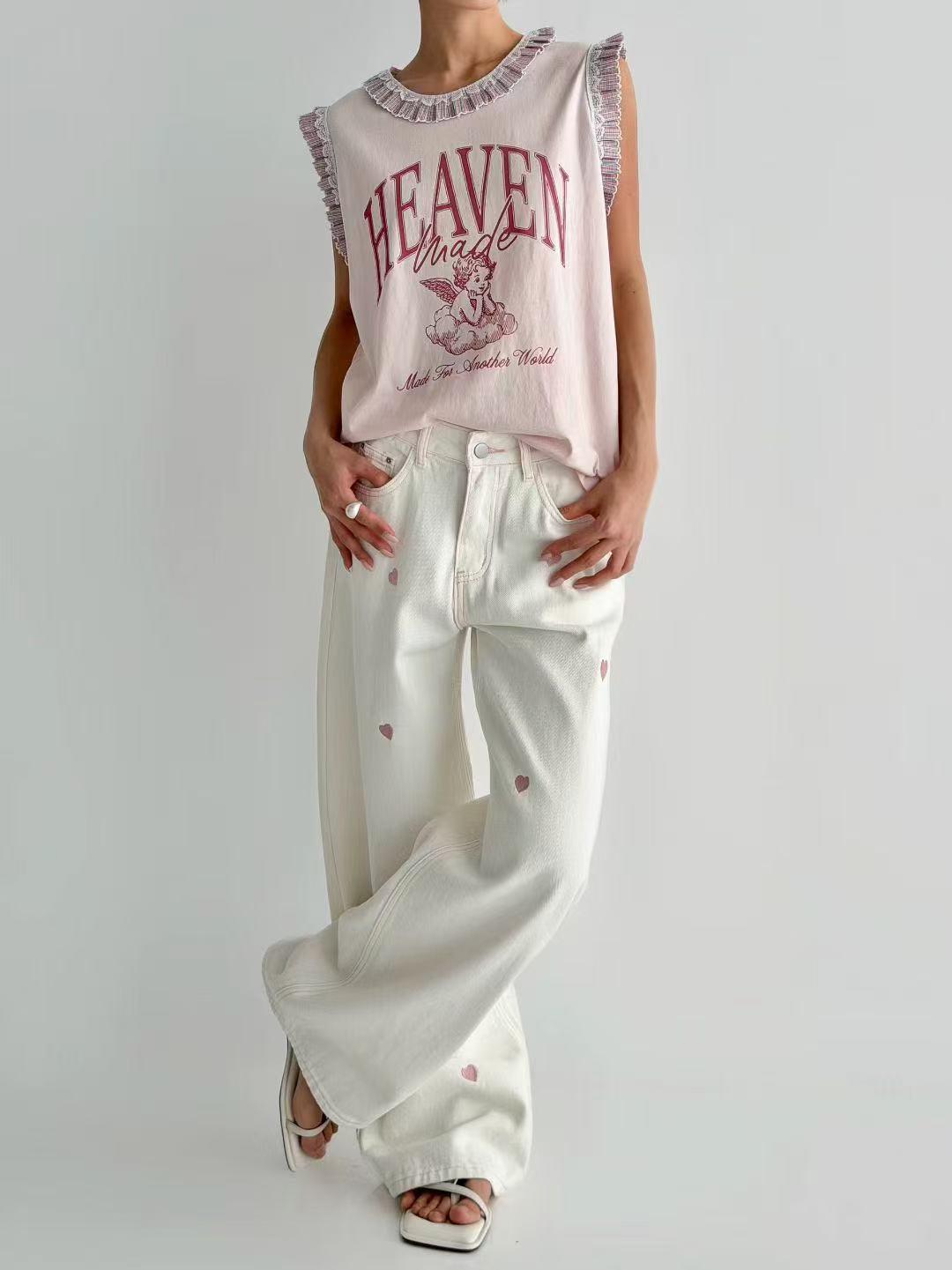 韓國直送Angel Touch Ruffle Top - HLY &amp; CHOCCICO