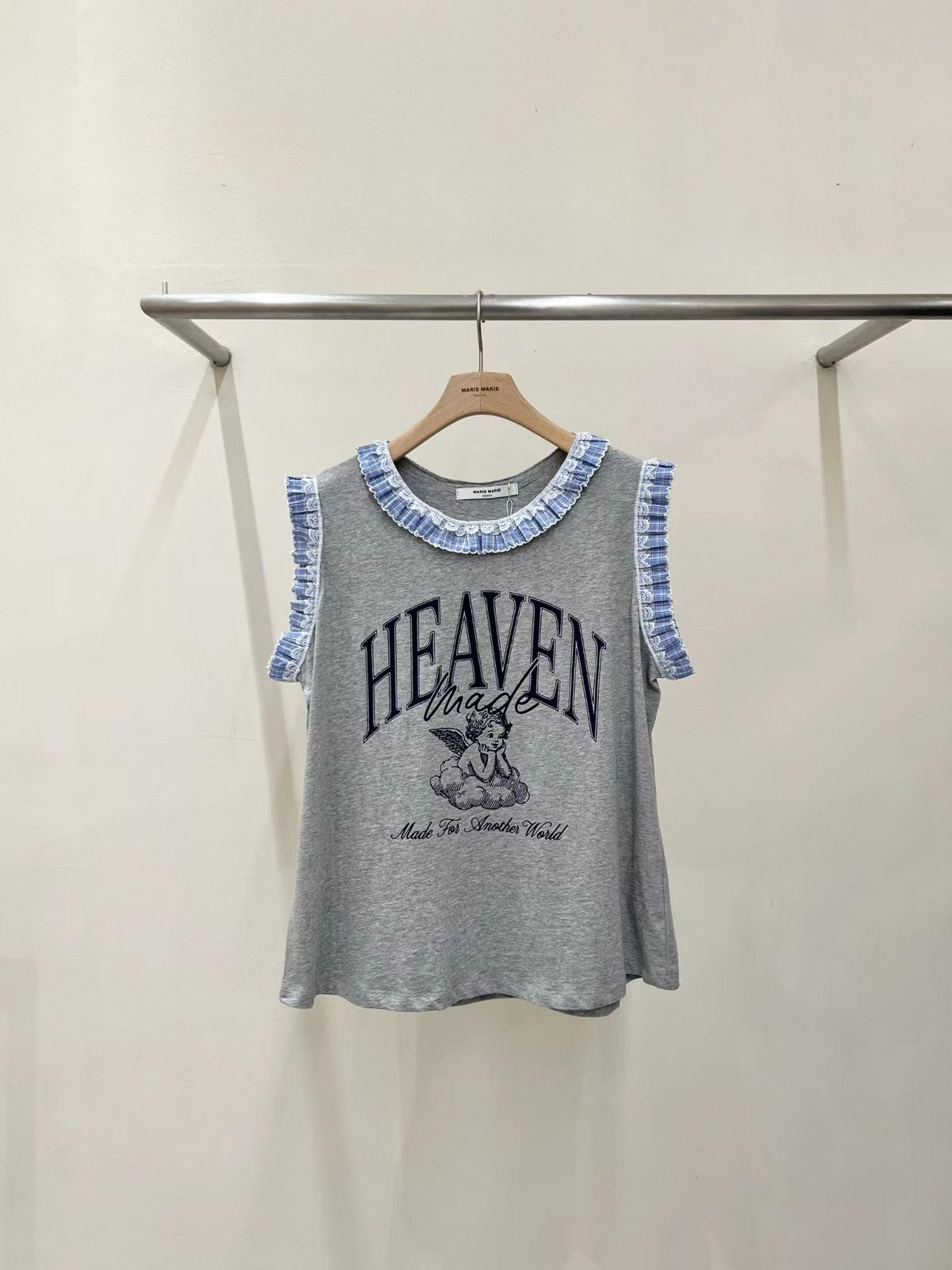 韓國直送Angel Touch Ruffle Top - HLY &amp; CHOCCICO