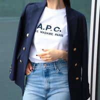 A.P.C RUE MADAME PARIS Tee HLY & CHOCCICO