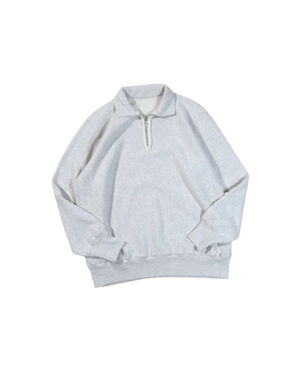 A.PRESSE Vintage Half Zip Sweat Shirt - HLY &amp; CHOCCICO