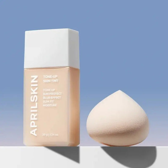 APRIL SKIN Nude Skin Brightening UV Cream with Makeup Egg Set