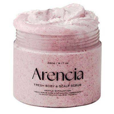 Arencia 滋潤身體&amp;頭皮磨砂膏260g／粉紅雲朵身體磨砂膏260g - HLY &amp; CHOCCICO